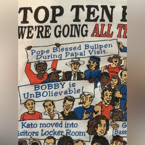 95 - 96 2 BALTIMORE ORIOE'S TEAM T-SHIRTS SINGLE STITCH 1 CELEBRITIES VINTAGE XL - Picture 7 of 15